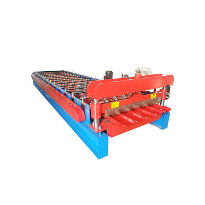 Steel Roofing And Wall Panel Roofing Sheet Roll Forming Machine With 5.5kw Motor 15 Steps/14 Steps
